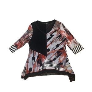 Lior Paris Abstract Color Panel Tunic Size XL